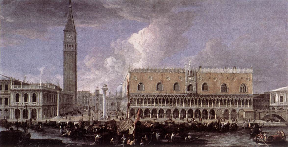 View of the Wharf from the Bacino di San Marco g